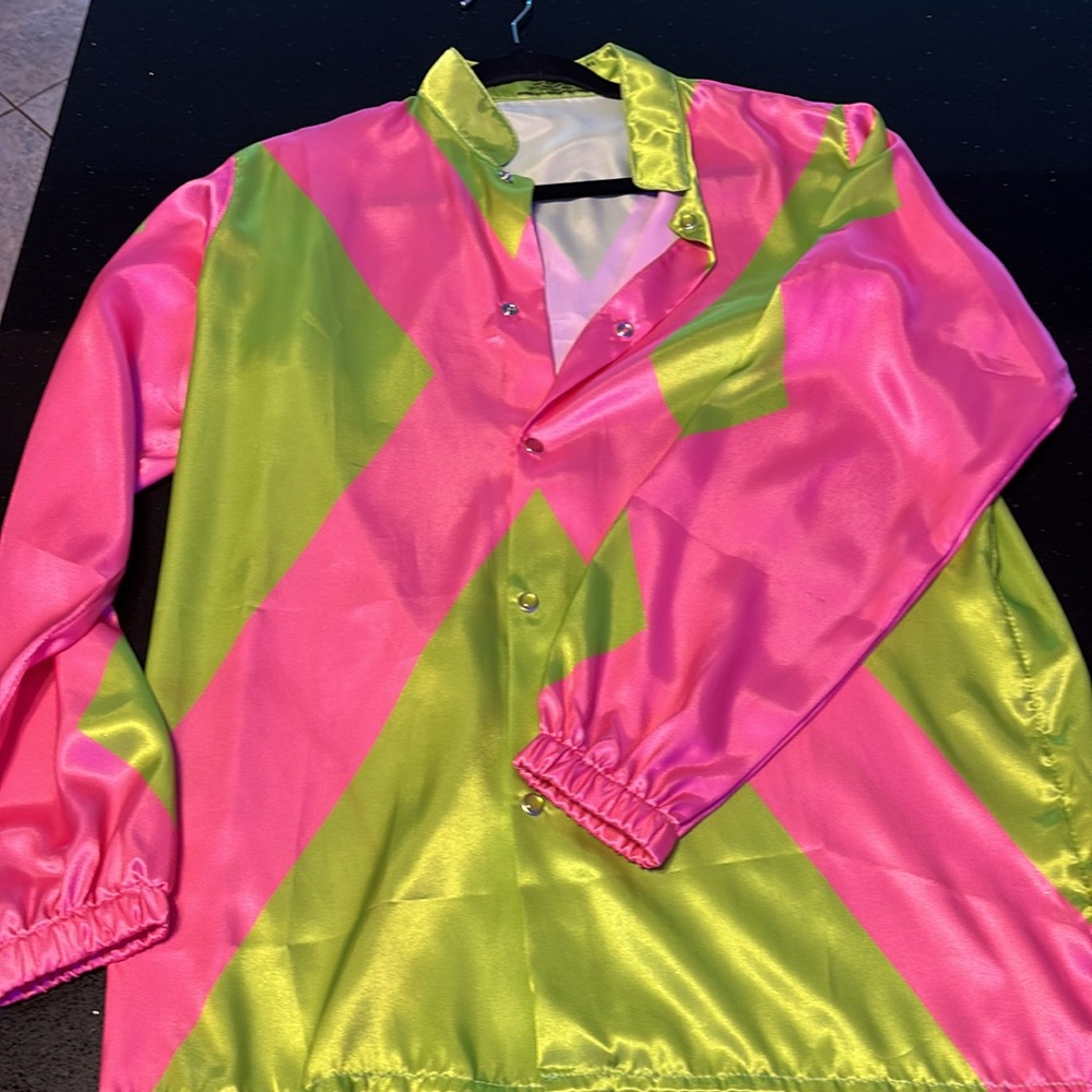 Hyland Jockey silk jacket/ blouse.